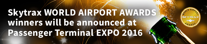 Skytrax WORLD AIRPORT AWARDS winners will be announced at Passenger Termninal Expo 2016
